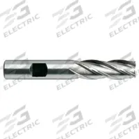 YG-1 Square End Mill: High Speed Steel, TiCN Coated, 4 Flute, 7/32" Mill Dia, 9/16" LOC, 2-7/16" OAL (MPN 04045HC)