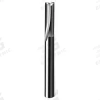 ONSRUD Solid Router Bit: Straight V-Flute, 2 Flute, 3/8" Cut Dia, 1-5/8" LOC (MPN 56-124)