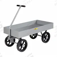 LITTLE GIANT Wagon Truck: 3,500 lb Cap, 60 in L x 30 in W x 16 1/2 in H Deck, T-Shaped, 12 ga Frame (MPN CH-3060-X6-12MR). Key specifications — Brand: LITTLE GIANT; Color: Gray.