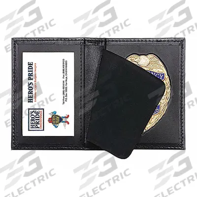 HEROS PRIDE Badge Holder: Black - Badge Holders