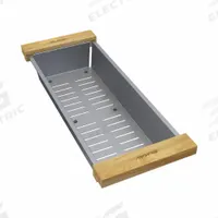 ELKAY Sink: Stainless Steel, 3 in Overall Ht, 17 5/8 in Overall Lg, 6 3/4 in Overall Wd (MPN LKQCC0717SS). Key specifications — Material: Stainless Steel; Brand: ELKAY.