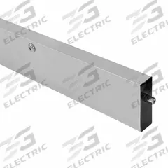 NATIONAL GUARD Automatic Door Bottom: Single Fin Insert, Aluminum, 36 in Lg, 2 5/16 in Wd, Aluminum (MPN 420NA-36"). Key specifications — Brand: NATIONAL GUARD.