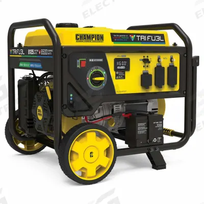 CHAMPION POWER EQUIPMENT Portable Generator: Conventional, Gasoline/Natural Gas/Propane - Conventional Generators