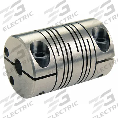 RULAND MANUFACTURING Motion Control Coupling: 3° Angular Misalignment, 14 mm Bore Dia 1, Aluminum - General Purpose Clamp-On Beam Shaft Couplings