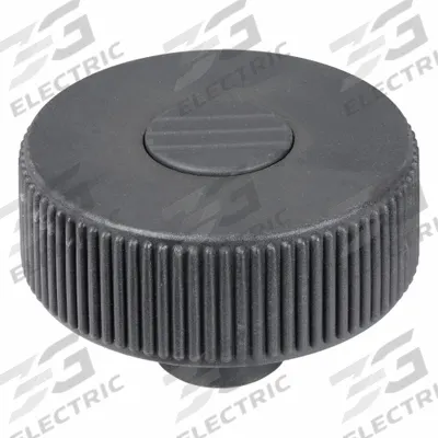 KIPP Hand Knob: Knurled, Plastic w/ SS Thread, M12 Thread, 18 mm Thread Lg, 63 mm Dia - Knurled Knobs with Threaded Hole