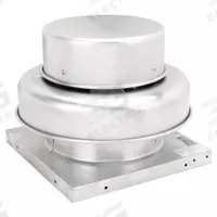 Centrifugal Downblast Roof Exhaust Fan: Direct Drive, Includes Drive Pack, 10 1/2 in Wheel, 1/8 hp (MPN 4YC67). Key specifications — Assembly: Assembled; Base Shape: Square; Brand: DAYTON; High-Efficiency Motor: No; For High-Static Pressure Applications: No; Motor Enclosure: Open Air Over; Mounting Location: Roof; Nameplate Voltage: 115V AC.