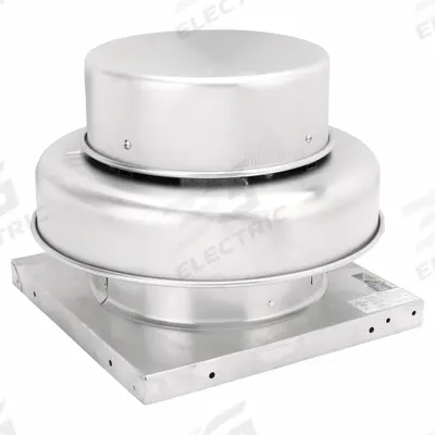Dayton Centrifugal Downblast Roof Exhaust Fan: Direct Drive, Includes Drive Pack - Clean Air Direct-Drive Fans