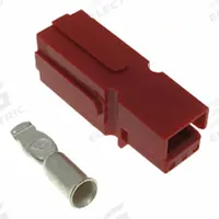 ANDERSON POWER PRODUCTS Connector: PP75 6 AWG Connector/PP75 Housing with Red Splice, 75 Shell Size (MPN 1300G3). Key specifications — Kit Contents - Description: PP75 6 AWG Connector; Housing Color: Red; Number of Poles: 1; Series: Powerpole; Current Rating: 120 A; Manufacturer Part Number: 1300G3; Kit Contents - Part Numbers and Quanity: 5900-BK; Voltage Rating: 600V.