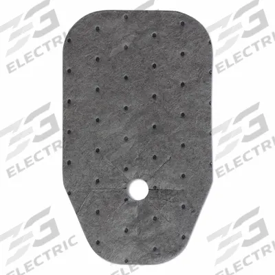 PIG Sorbent Pad: 1 3/4 oz Volume Absorbed Per Pad, 8 1/2 in x 5 in Pad Size (L x W) - Sorbent Pads