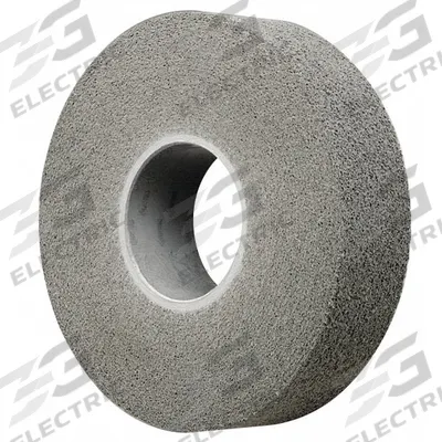 SCOTCH-BRITE Convolute Wheel: 8 in Dia x 2 in W, 3 in Arbor, Aluminum Oxide, Medium - Deburring Wheels for Carbon Steel & Soft Metals