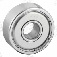EZO Miniature Ball Bearing: R4A, Dbl Shield, 1/4 in Bore, 3/4 in OD, 0.281 in Wd, Alloy Steel Ring (MPN R4AZZA3MC3SRL). Key specifications — System of Measurement: Inch; Bearing Industry Number: R4A.