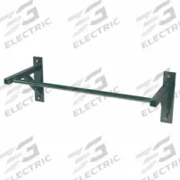 TRIACTIVE USA Wall Mounted Pull Up Bar: 18 in Overall Ht, 54 in Overall Lg, 18 in Overall Wd, Green (MPN WBAR)
