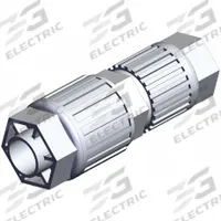 SMC High Purity Tube Fitting: 1/2 in OD x 3/8 in OD Size, Compression x Compression, PFA (MPN LQ3U4A-R1). Key specifications — Series: LQ3; Brand: SMC; Standards: RoHS_6, RoHS_10.