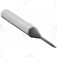 OSG Ball End Mill: Carbide, WXL Coated, 2 Flute, 1/32" Mill Dia, 1/32" LOC, 2-1/2" OAL (MPN 36900311)