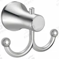 AMERICAN STANDARD Robe Hook: 3 1/8 in x 4 1/8 in x 2 1/2 in, Metal, Polished, 2 in Base Ht (MPN 8337210.002). Key specifications — Brand: AMERICAN STANDARD; Material: Metal.