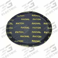 TRU-FLATE Large Round Radial Tire Repair Patch: Patches & Plugs, Round, Large Round Radial Tires (MPN 14-140). Key specifications — Product Type: Patches & Plugs; Compatible Tire Type: Large Round Radial Tires; Brand: TRU-FLATE; Material: Rubber; Shape: Round.