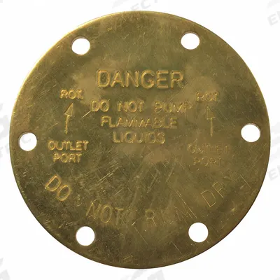 Dayton End Cover: Mfr Part # PPUL2902G - Cover Plates for Dewatering & Wastewater Pumps