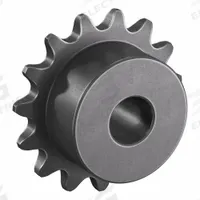 TSUBAKI Sprocket: One-Sided Hub, For Single Strands, 35, 15 Teeth, 1.804 in Pitch Dia, Steel (MPN 35B15). Key specifications — Brand: TSUBAKI.