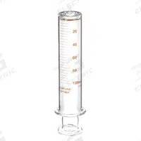 FORTUNA Reusable Glass Syringe: 100 mL Capacity - mL, Luer Slip, Borosilicate Glass, Reusable (MPN 7.102-51). Key specifications — Attachment Type: Luer Slip; Plunger Material: Borosilicate Glass; Tip Material: Borosilicate Glass; Barrel Material: Borosilicate Glass; Brand: FORTUNA; Compatible Needles: Sharp, Tri-Bevel Needles; Includes Needles: No; Replaceable Tip: No.