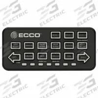 ECCO Replacement: Controller, Polycarbonate, 5 19/32 in Lg, 2 13/32 in Ht, 1 in Wd (MPN EZ0000). Key specifications — Brand: ECCO; Compatible with Manufacturer Model Number: Everything / Universal; Material: Polycarbonate; Product Type: Controller.