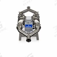 GRACO Electric Diaphragm Pump: Stainless Steel Body, Three Phase, 380-480V AC, 3 in, 18 ft Max. Head (MPN HE120-1517). Key specifications — Nameplate Voltage: 380-480V AC; Brand: GRACO; Surface Roughness: 32 Ra; Check Valve Material: SS; Seat Material: 316 SS.