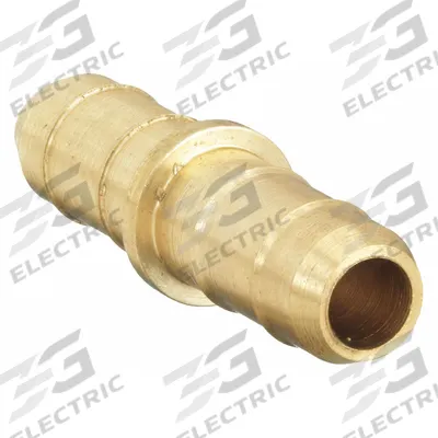 PARKER Barbed Fitting Union: 3/32 in ID x 3/32 in ID Size, Barbed x Barbed, Brass - Standard Brass Barbed Tube Fittings