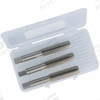 CHICAGO-LATROBE Tap Kit: 1/2"-13 UNC, H3 / 3B, 3 Flute - Three-Piece Hand Tap Sets