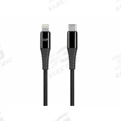 MONOPRICE USB Cable: Lightning End 1, Type C End 2, Black, 6 ft Lg, USB Cable (MPN 38391). Key specifications — End 1 Connection Type: Lightning; Color: Black; Brand: MONOPRICE; Product Type: USB Cable; End 2 Connection Type: Type C.