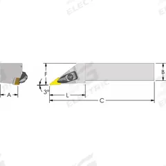 ULTRA-DEX USA Indexable Turning and Profiling Tool Holder: DVJNL 12-3B (MPN 974-000-013). Key specifications — attr257703: DVJNL 12-3B.