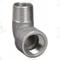 Elbow, 90 Degrees: Aluminum, Plain, ELMF, 1/2 in Trade Size, Female to Male, NPT, Elbow (MPN ELMFL90-50-A). Key specifications — Ends - Hazardous Fittings: 1/2 in FNPT x 1/2 in MNPT; Material: Aluminum; Finish: Plain; Brand: APPLETON ELECTRIC.
