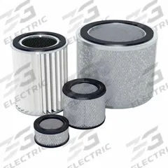 SOLBERG Filter: Fiberglass, 8.44 in Overall Ht, 2 3/8 in Inside Dia, 3 15/16 in Outside Dia, UL896. Key specifications — attr59866: UL896; attr59869: SOLBERG; attr59875: HV-UL896-100C.