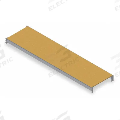 TENNSCO Shelf: 72 in x 48 in, Particleboard - Particleboard Decking Bulk Rack Shelf Kits
