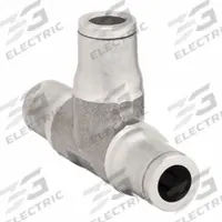LEGRIS Push-Fit Tee Fitting: 6 mm OD x 6 mm OD x 6 mm OD Size, Tube x Tube x Push-to-Connect, Silver (MPN 3804 06 00). Key specifications — Brand: LEGRIS.