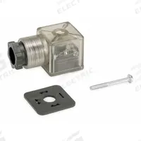 PARKER Solenoid Coil Connector: 120V AC, DIN 43650 Form A, Plug-In, 22 mm For Coil Size, IP65 (MPN PS243083BP). Key specifications — attr1089104: Plug-In; attr1089108: IP65; attr1089110: Indicator Light Included; attr1084872: Solenoid Coil Connector; attr1084828: PS243083BP; attr1084832: PARKER; attr1084884: 120V AC; attr1089105: DIN 43650 Form A.