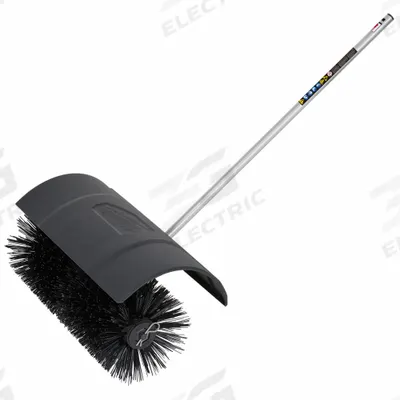 MILWAUKEE Bristle Brush Attachment: 23 1/2 in Overall Wd, 48 3/4 in Overall Lg - Milwaukee Power Head Attachments