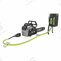 EGO Battery-Powered Chainsaw Kit: 12 in Bar Lg, Top Handle, Auto Chain Oiler, 56 V, 35.2 cc (MPN CSX3003). Key specifications — Brand: EGO.