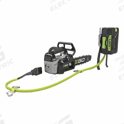 EGO Battery-Powered Chainsaw Kit: 12 in Bar Lg, Top Handle, Auto Chain Oiler - Battery-Powered Chainsaws