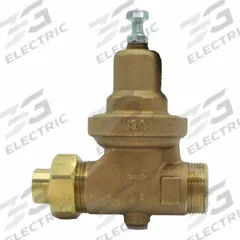 APOLLO Water Pressure Reducing Valve: NPT x Solder, 1 in Pipe Size, Bronze, 25 psig to 75 psig (MPN 36LF30501). Key specifications — Brand: APOLLO; Low-Lead Compliance: Low-Lead Compliant.