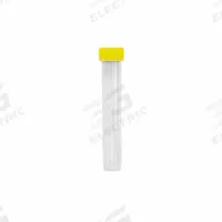 APPROVED VENDOR 15 mL Transport Vials with Caps: Transport, Polypropylene, 15 mL, Yellow, Natural (MPN 2403615Y60E1). Key specifications — Neck Size: 17 mm; Self-Standing: Self-Standing; Closure Color: Yellow; Brand: APPROVED VENDOR; Vial Type: Transport; Body Color: Natural; Includes Closure: Yes; Bottom Shape: Round.
