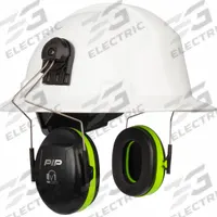 PIP Passive Earmuff: Hard Hat-Mounted Earmuff, Passive, 23 dB NRR, Foldable, Dielectric, Foam, 1 PR (MPN 263-V1FB). Key specifications — Includes: Full Brim; Sub-brand: PIP; Style: Foldable; Dielectric: Yes; Electrically Insulated: Yes; Cushion Material: Foam; Series: V1™; Cup Color_Original: Black/Green.