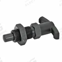 JW WINCO Indexing Plungers with T-Handle: Nonlocking, Steel Body & Plunger, 5/8"-11 (MPN 817.4-8-8-5/8X11-BK). Key specifications — attr1041850: JW WINCO.
