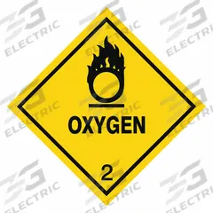 STRANCO INC DOT Container Label: Oxygen, 4 in x 4 in, 4 in Label Ht, 4 in Label Wd, Paper, Label (MPN HMSL-0040-P500). Key specifications — Brand: STRANCO INC; Message: Oxygen.
