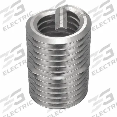HELI-COIL Helical Insert: Tanged Tang Style, Free-Running, 1/4"-28 Thread Size, Plain - Free-Running Tanged Helical Inserts