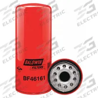 BALDWIN FILTERS Fuel Filter: Spin-On, 4 1/4 in Outside Dia, M32 x 1.50 Thread Size, Cellulose, Volvo (MPN BF46161). Key specifications — attr1137520: BF46161; attr1137521: FF254; attr434022: BALDWIN FILTERS; attr427730: Cellulose; attr427731: Attached Gasket; attr1017112: Passenger Vehicles; attr1017113: Volvo.