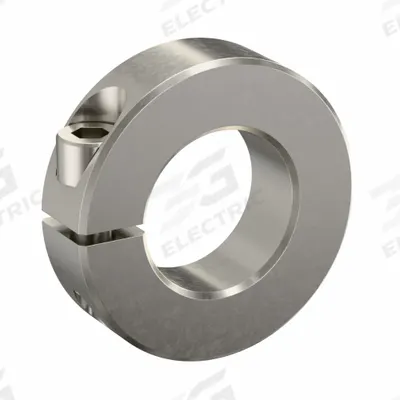 RULAND MANUFACTURING Shaft Collar: 1-Piece, Inch, Round, Clamp-On, 15/16 in Bore Dia - Stainless Steel Shaft Collars