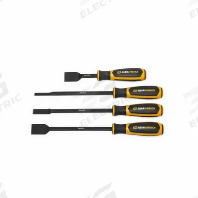 GEARWRENCH Scraper Set: Bld. Mat. Steel, Hdl. Mat. Plastic - Gasket Scraper Sets
