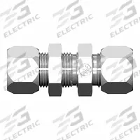 WEATHERHEAD Compression Fitting Union: 1/4 in OD x 1/4 in OD Size, 7/16-20 x 7/16-20 Thread Size (MPN 7325X04X04). Key specifications — Brand: WEATHERHEAD; Series: Ermeto Flareless.