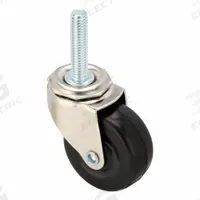APPROVED VENDOR Stem Caster: Swivel, 2 in Wheel Dia., 7/8 in Wheel Wd, Rubber, 75 lb Load Capacity (MPN 1G002). Key specifications — Brand: APPROVED VENDOR; Thread Size: 3/8"-16; Roll Up: Swivel.