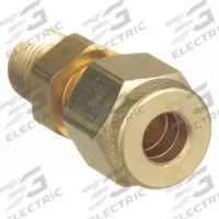 PARKER Compression Fitting Adapter: 1/4 in OD x 1/8 in Pipe Size, Compression x MNPT, Brass (MPN 4MSC2N-B). Key specifications — Compatible Fitting Brands: Parker A-LOK; Brand: PARKER.