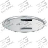 VOLLRATH Cover: 12 3/4 in Top Dia, Aluminum, Silver, Aluminum, NSF Certified, Natural, Aluminum (MPN 67521). Key specifications — Brand: VOLLRATH; Handle Color: Silver; NSF Certified: Yes; Product Type: Cover; Body Color: Silver; Handle Material: Aluminum; Body Material: Aluminum; Handle Type: Welded.